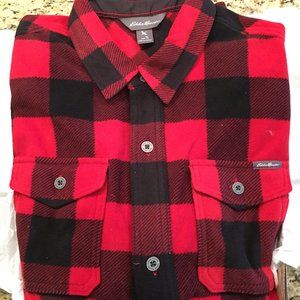 Eddie Bauer Heavy Plaid Work Shirt
